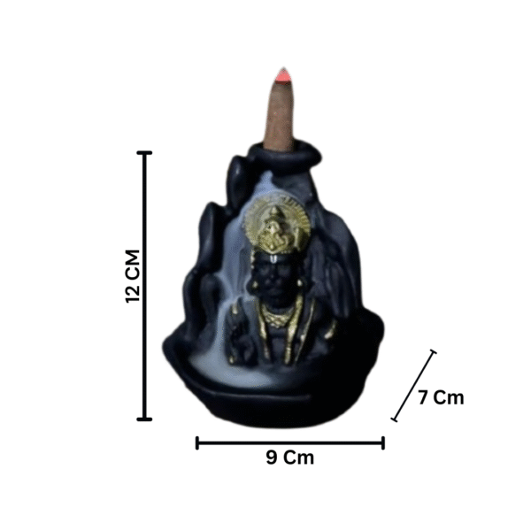 Handcrafted Lord Hanuman Smoke Fountain with 51 Incense Cones - Image 2