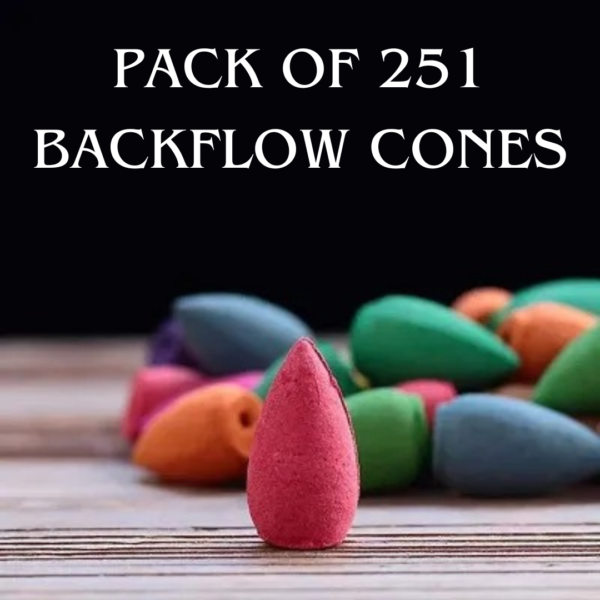 Lord Sai Smoke Fountain for Home Decor |251 Free Incense Cones| Black - Image 6