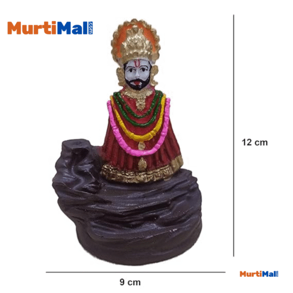 Backflow Khatushyam Ji Murti for Home Pooja Area and Car Dashboard - Image 2
