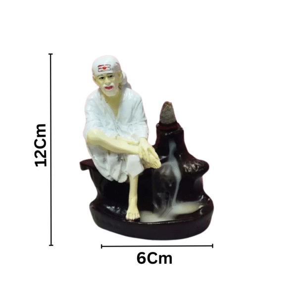 Lord Sai Baba Smoke Fountain for Enhance your Home Atmosphere and Positive Vibes | 51 Free Cones - Image 3