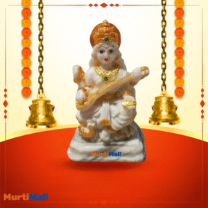 Saraswati Maa Murti Goddess Idol Marble Dust Goddess | Saraswati Murti