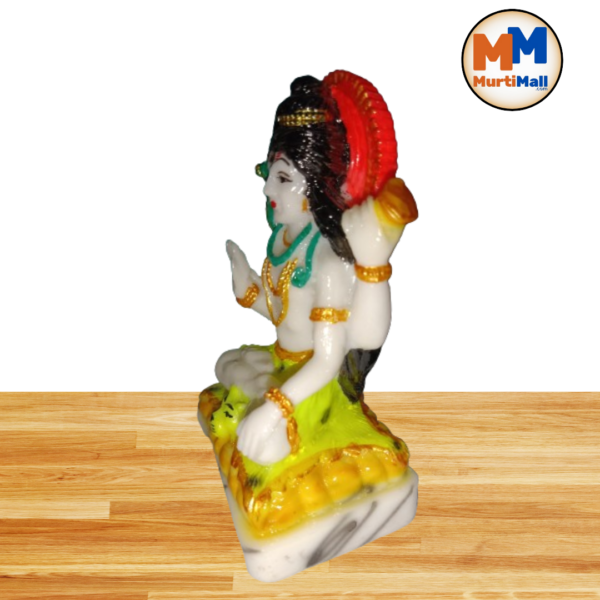 MurtiMall Shiv Shankar Mahadev Marble Statue for Home Temple - Image 4