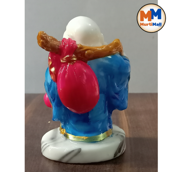 MurtiMall Laughing Monk Buddha for Home Decor - Blue - Image 3