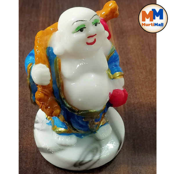 MurtiMall Laughing Monk Buddha for Home Decor - Blue - Image 5