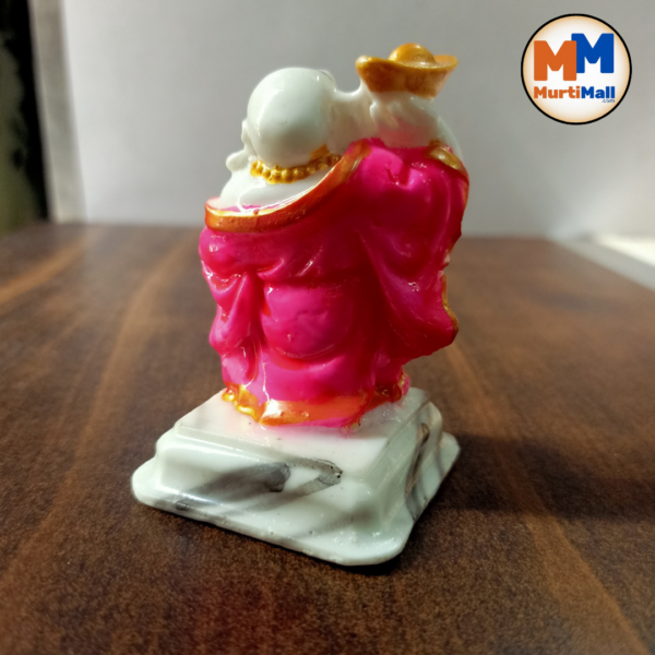 MurtiMall Laughing Baby Monk Buddha for Home Decor - Pink - Image 4