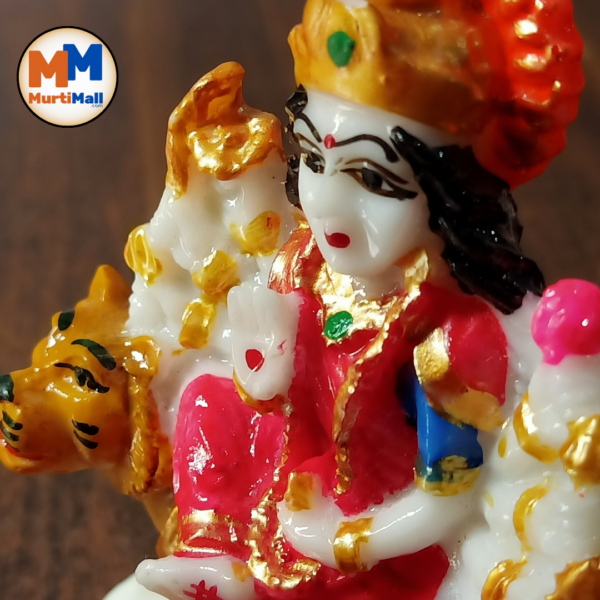 MurtiMall Maa Durga Marble Statue for Home Temple - Image 5