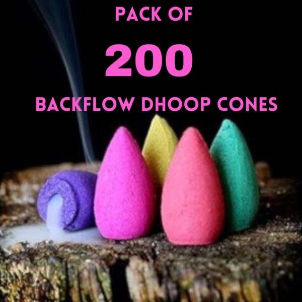 Discover the Organic Backflow 200 Incense Cones for Incense Holders