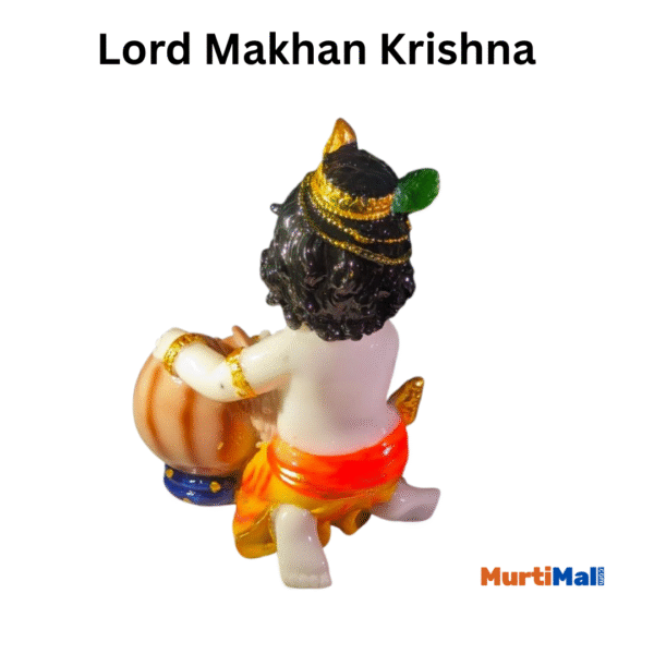 Enhancing Your Home Temple with Premium Marble Makhanchor Krishna - Image 2