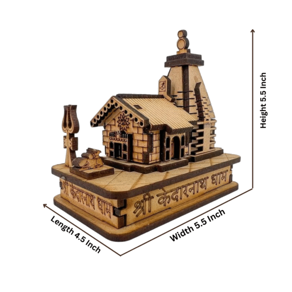 Shri Kedarnath Ji Temple 3D Model: A Divine Miniature for Your Home - Image 2