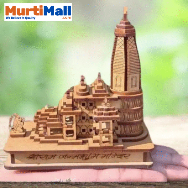 Shri Ram Mandir 3D Model: A Divine Miniature for Your Home 4 Inch - Image 2