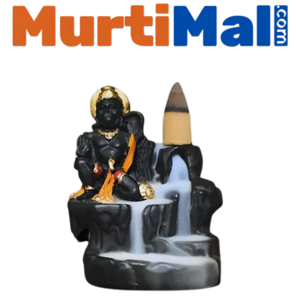 Elevate Your Space with Gada Hanuman Ji Smoke Fountain and Free 11 Incense Cones - Image 2