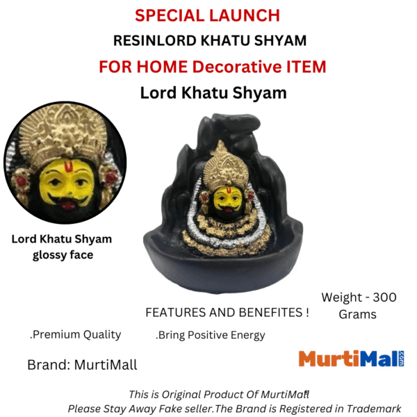 Elevate Your Home Ambiance with Khatu Shyam Ji Smoke Fountain (Yellow) - Image 4