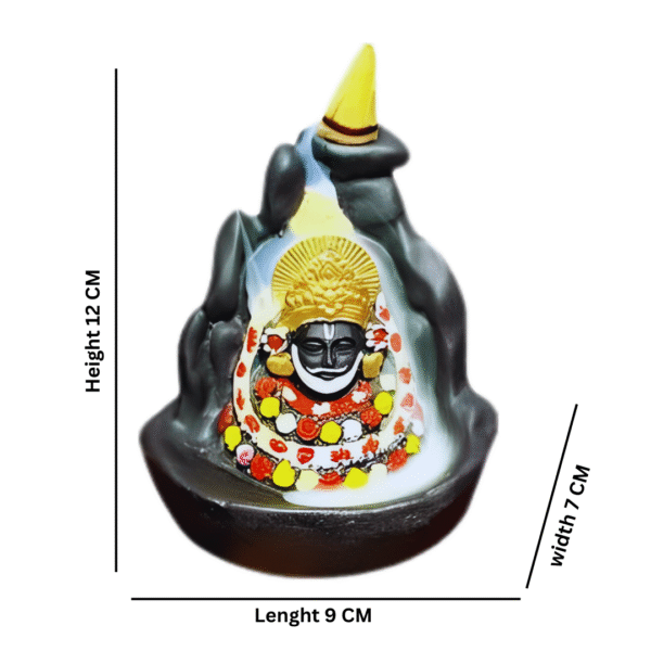 Elevate Your Home Ambiance with Khatu Shyam Ji Smoke Fountain (White) - Image 2