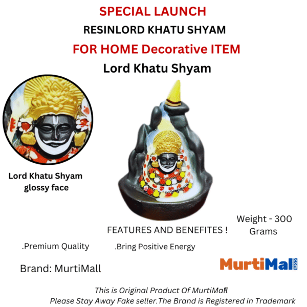 Elevate Your Home Ambiance with Khatu Shyam Ji Smoke Fountain (White) - Image 4