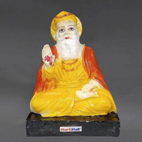 Exquisite Marble Finish Guru Nanak Dev Ji Statue for Your Home Temple - Image 4