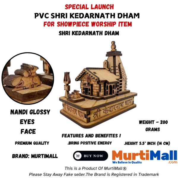 Shri Kedarnath Ji Temple 3D Model: A Divine Miniature for Your Home - Image 4