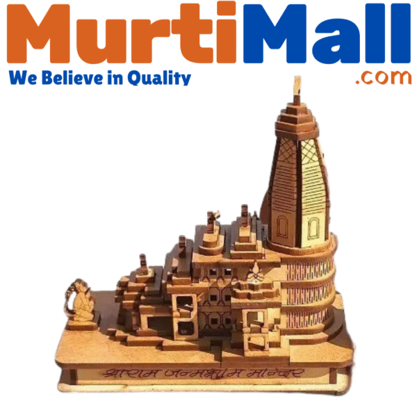 Shri Ram Mandir 3D Model: A Divine Miniature for Your Home 4 Inch - Image 4