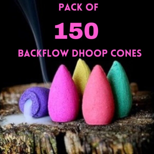 Discover the Organic Backflow 150 Incense Cones for Incense Holders