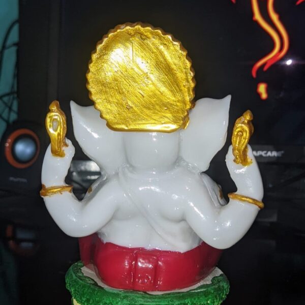 Enhancing Your Home Temple with Premium Marble Ganpati Ji: A Comprehensive Guide (Red Color ) - Image 4