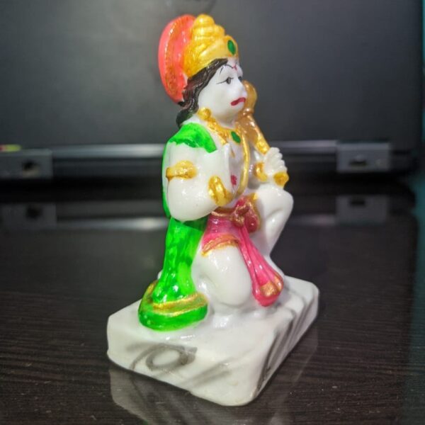 Exquisite Blessing Hanuman Ji Idol for Home Temple and Car Dashboard - Image 2