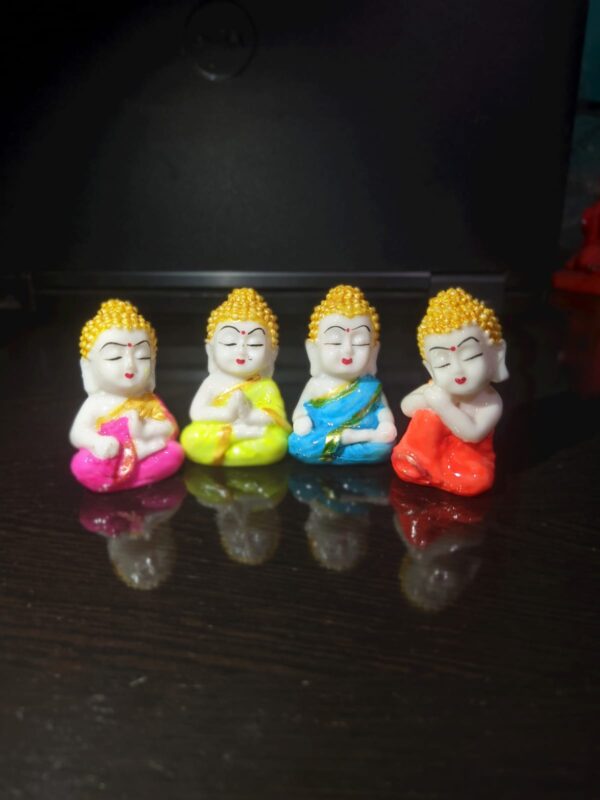 Enhance Your Space with a Cute Monks Set of 4 for Table Decor