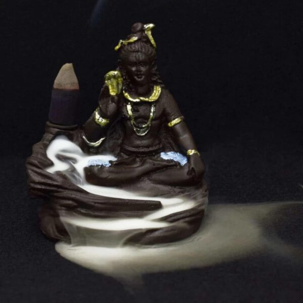 Enhance Your Temple Area with Adiyogi Shankar Smoke Fountain with 101 Incense Cones - Image 2