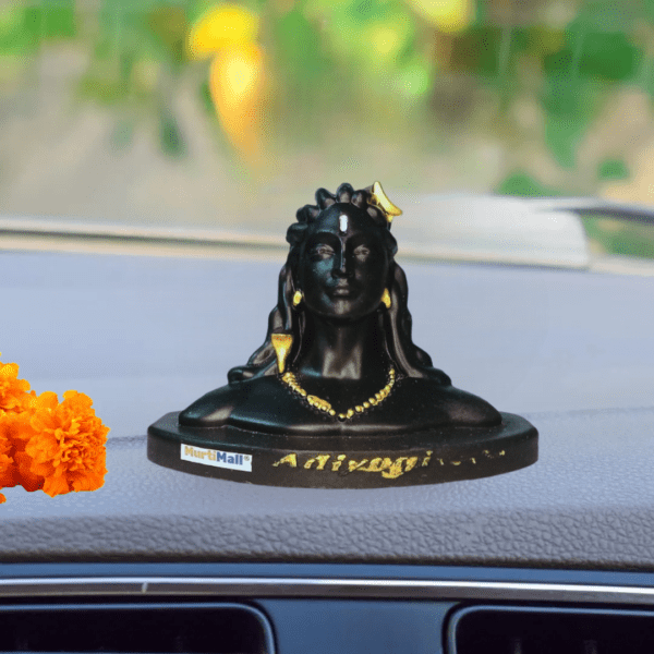 MurtiMall Plastic Adiyogi Ji Idol for Car Dashboard - Image 2