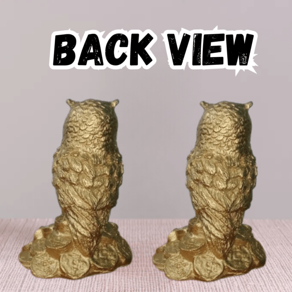 Feng Shui Golden Owl