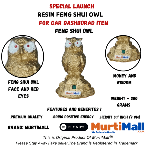 Feng Shui Golden Owl