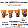 Teddy Bears Playing Musical Instruments