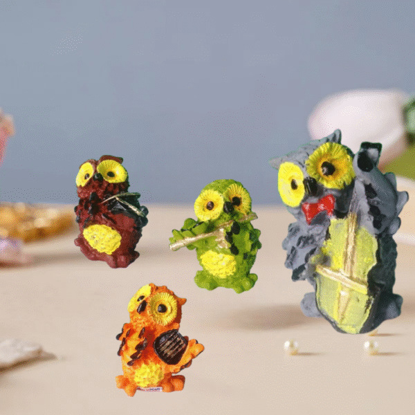 Musical Owl Showpiece – Charming Home Decor & Gift for Owl Lovers