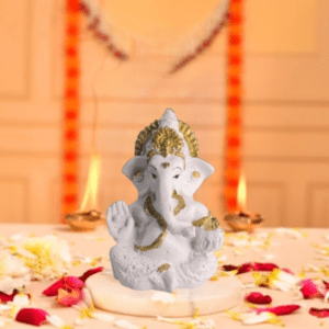 MurtiMall Lord Ganes Ji Idol For Home Temple Worship And Car Dashboard
