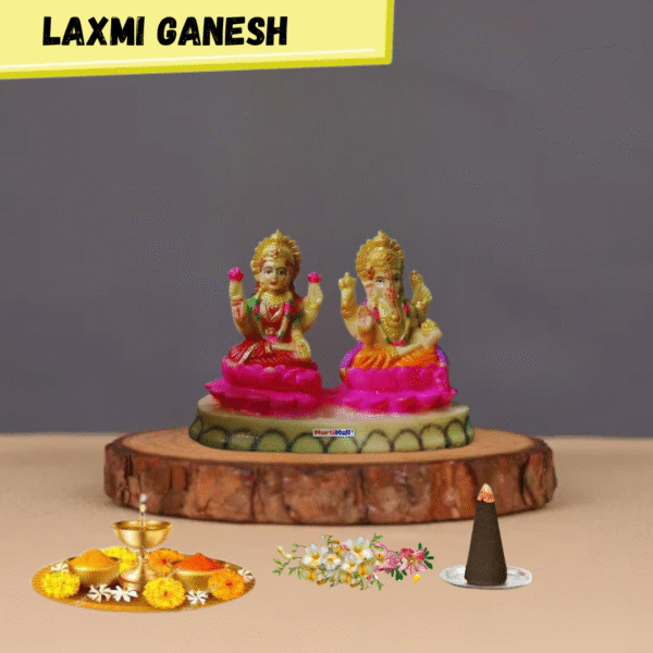 Laxmi Ganesh Murti – Auspicious Idol for Wealth, Wisdom & Home Decor