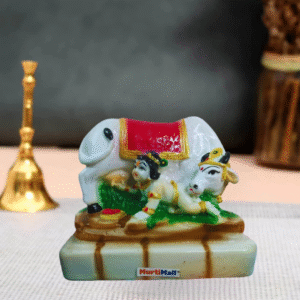Krishna with Cow Statue – Divine Idol of Love, Compassion & Harmony