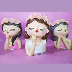 Flower Girl Statue – Elegant Figurine for Garden & Home Decor