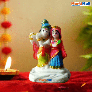 Radha Krishna Murti – Divine Love Idol for Home Temple & Elegant Decor