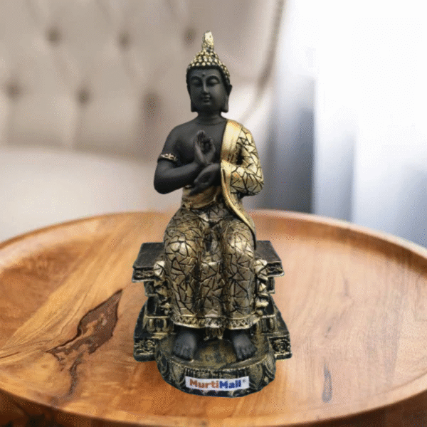 MurtiMall golden buddha statue For Home Decoration Item - Image 3