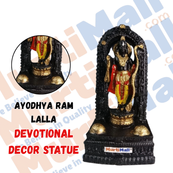 Ram Lalla Statue – Divine Child Ram Idol for Temple, Devotion & Blessings - Image 3