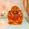 Panchmukhi Hanuman resin idol in orange