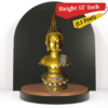 Golden Big Buddha Head Statue