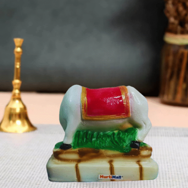 Krishna with Cow Statue – Divine Idol of Love, Compassion & Harmony - Image 2