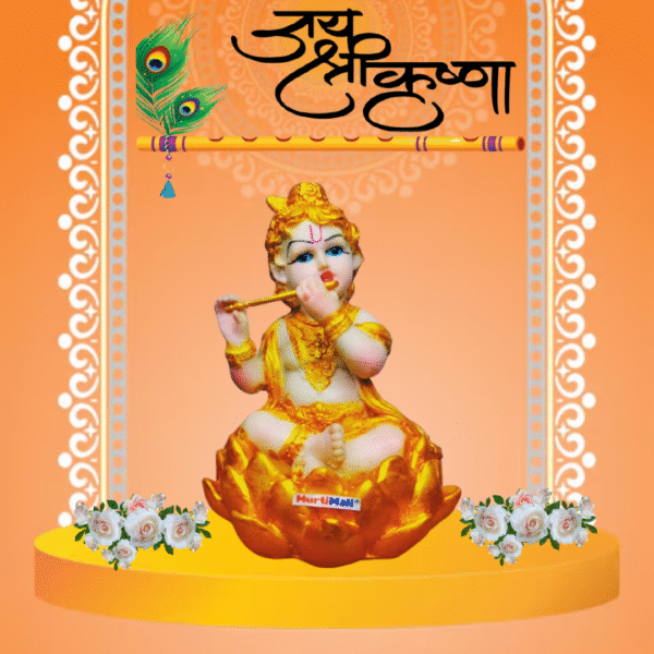 Krishna Murti – Divine Lord Krishna Idol for Love, Devotion & Home Decor - Image 2