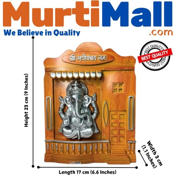 Wall Hanging Ganesh Ji – Auspicious Decor for Blessings & Vastu Harmony - Image 3