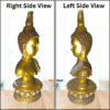 Golden Big Buddha Head Statue