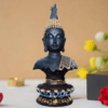 Black Gautam Buddha head statue