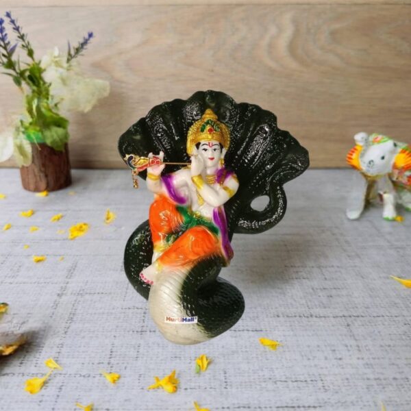 Kaliya Naag Krishna Statue – Divine Victory Idol for Protection & Devotion - Image 3