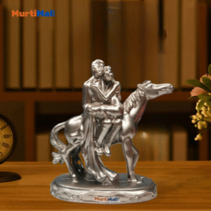 Romantic Horse Riding Couple Statue – Symbol of Love, Adventure & Elegance