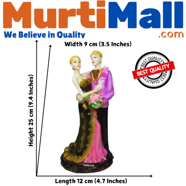Couple Statue Gift – Symbol of Love for Home Decor & Special Occasions - Image 3