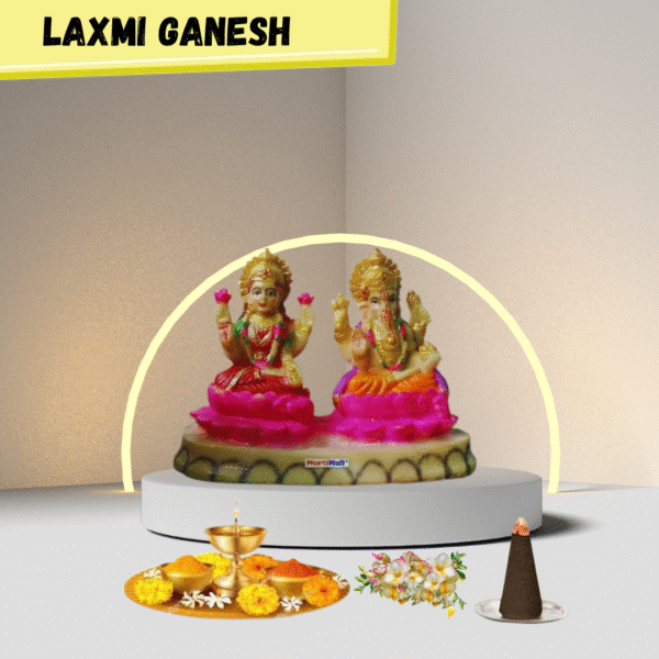 Laxmi Ganesh Murti – Auspicious Idol for Wealth, Wisdom & Home Decor - Image 3