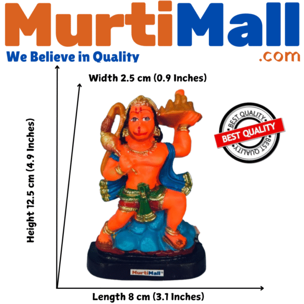 Lord Hanuman Murti – Divine Idol of Strength, Devotion & Protection - Image 3